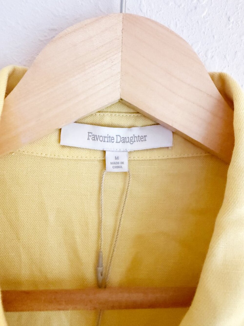 Favorite Daughter The Becky Dress Golden Yellow Linen Blend Midi Dress Size M - Picture 4 of 8